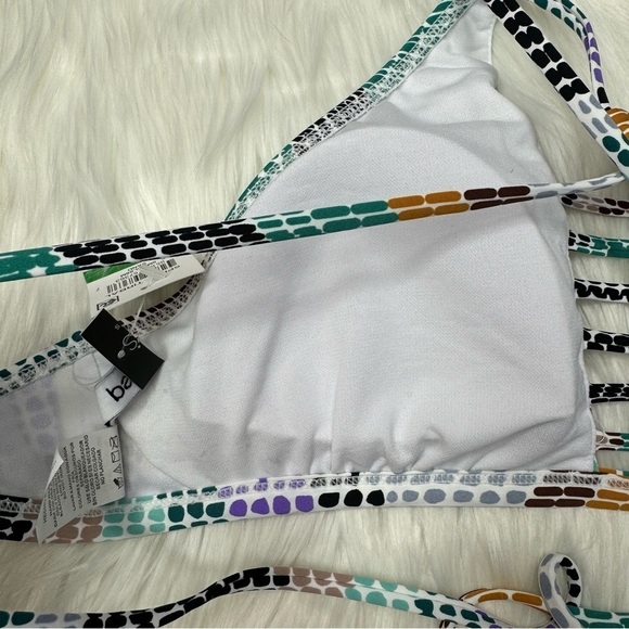 NWT Bar III High Neck Cutout Bikini Top size Large - Picture 6 of 8